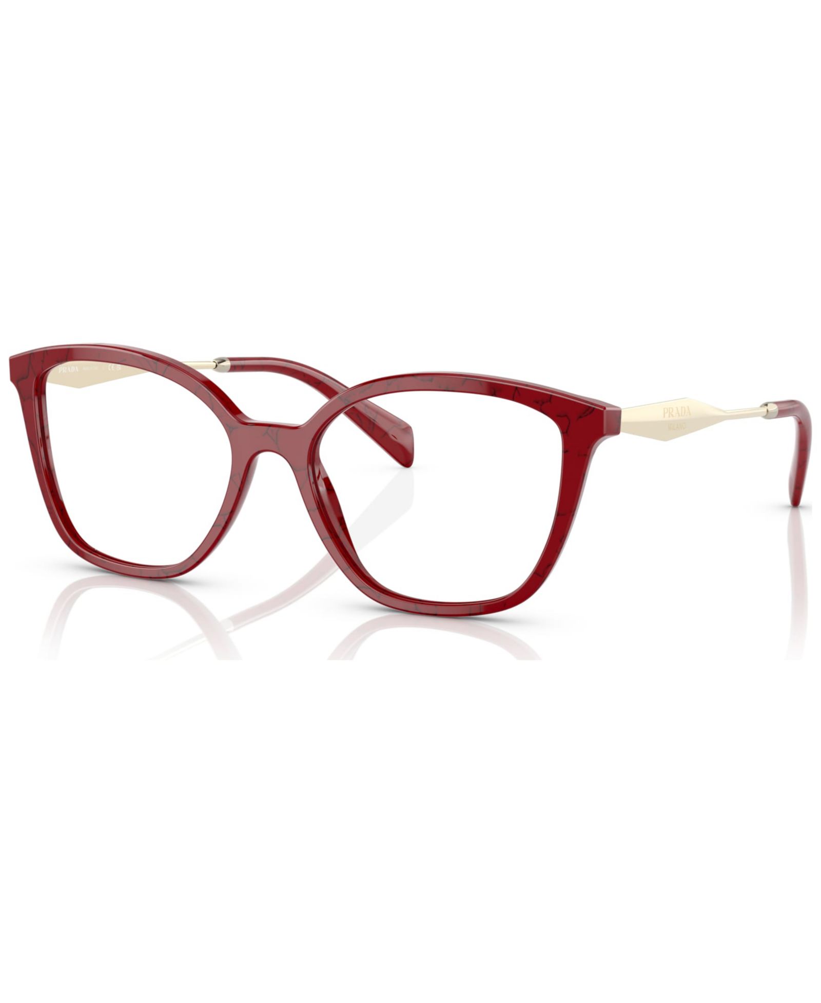 Prada Женские пластиковые очки Cat Eye PR 02ZV