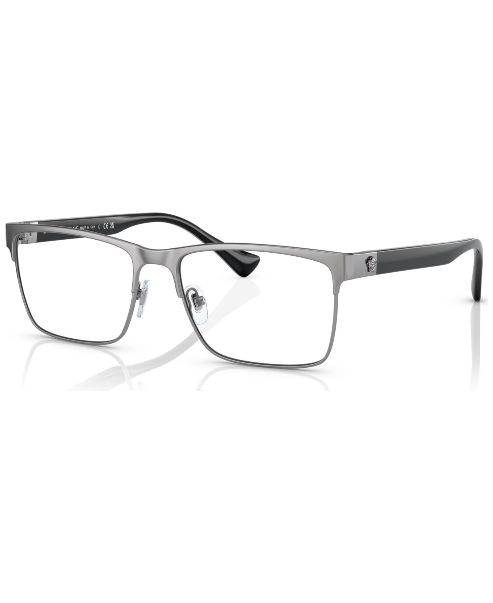 Мужские прямоугольные металлические очки Versace VE1285