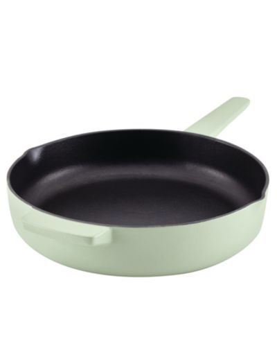 KitchenAid Enameled Cast Iron 12" Skillet with Helper Handle and Pour Spouts