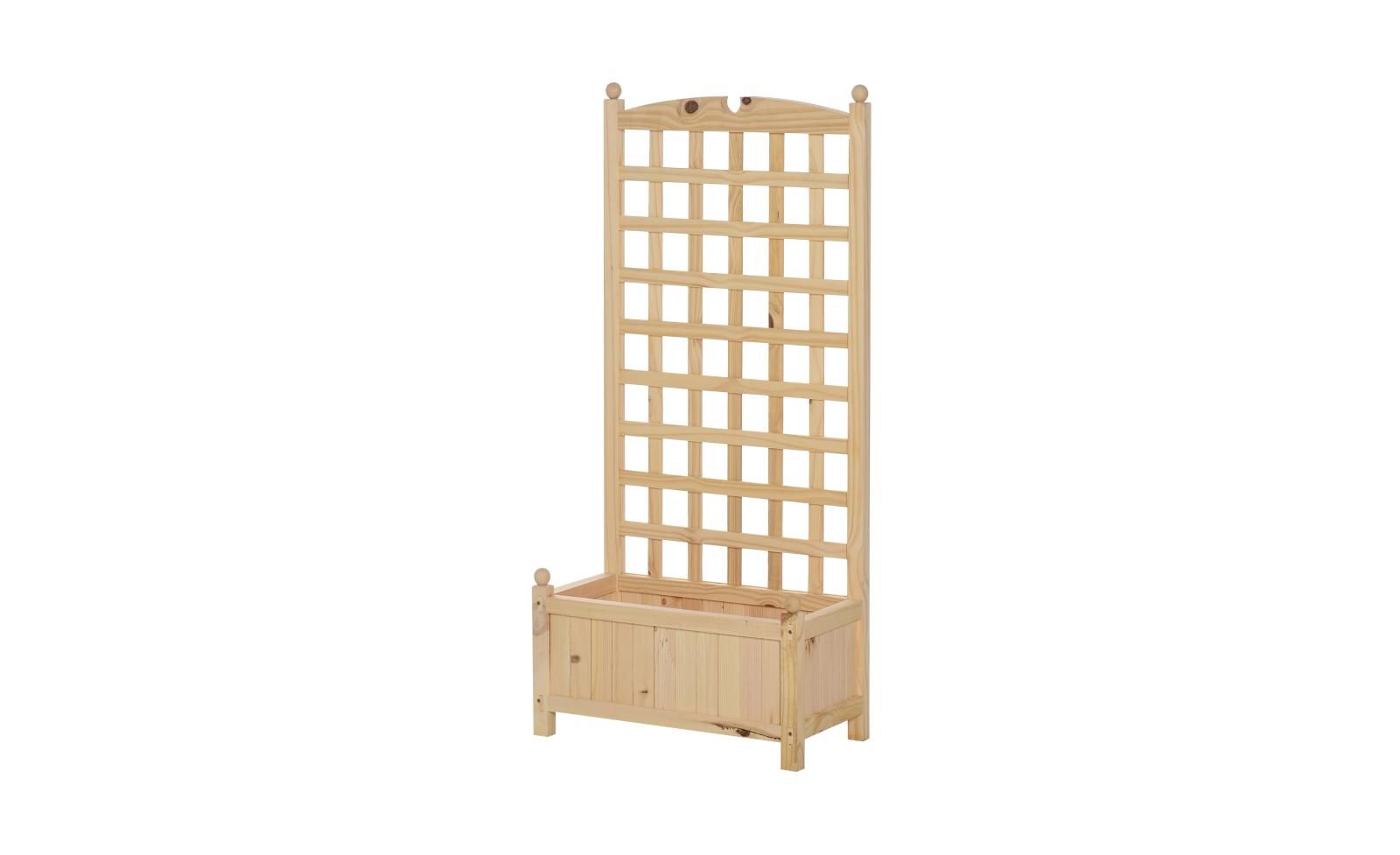 Приподнятый грядка Outsunny 24" x 12" x 49" с решеткой