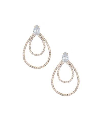 ETTIKA Crystal Serenity Earrings в 18K Gold Plating