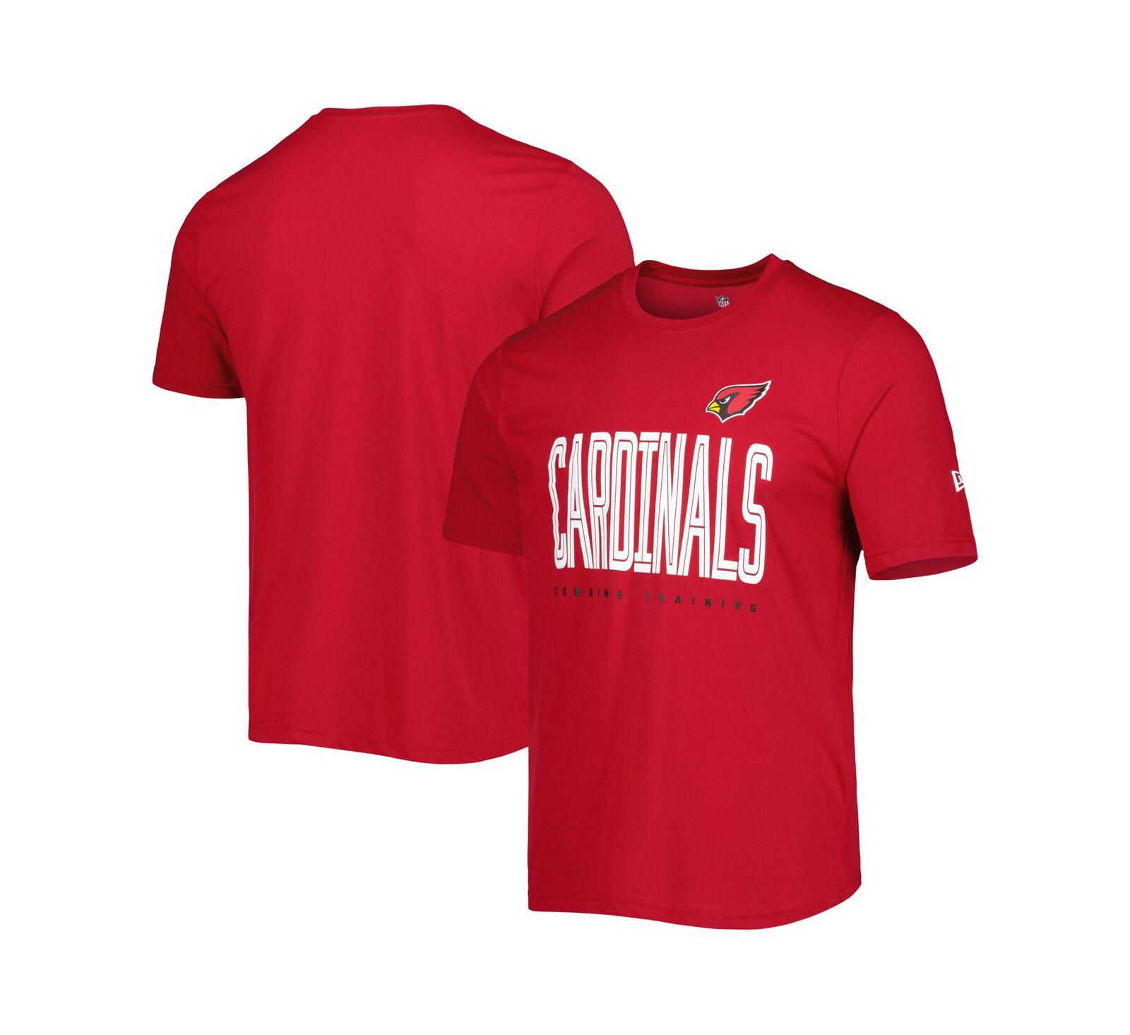 Мужская футболка New Era Cardinal Arizona Cardinals Combine Authentic Training Huddle Up