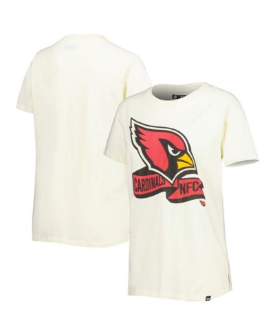 Женская футболка New Era Cream Arizona Cardinals Chrome Sideline