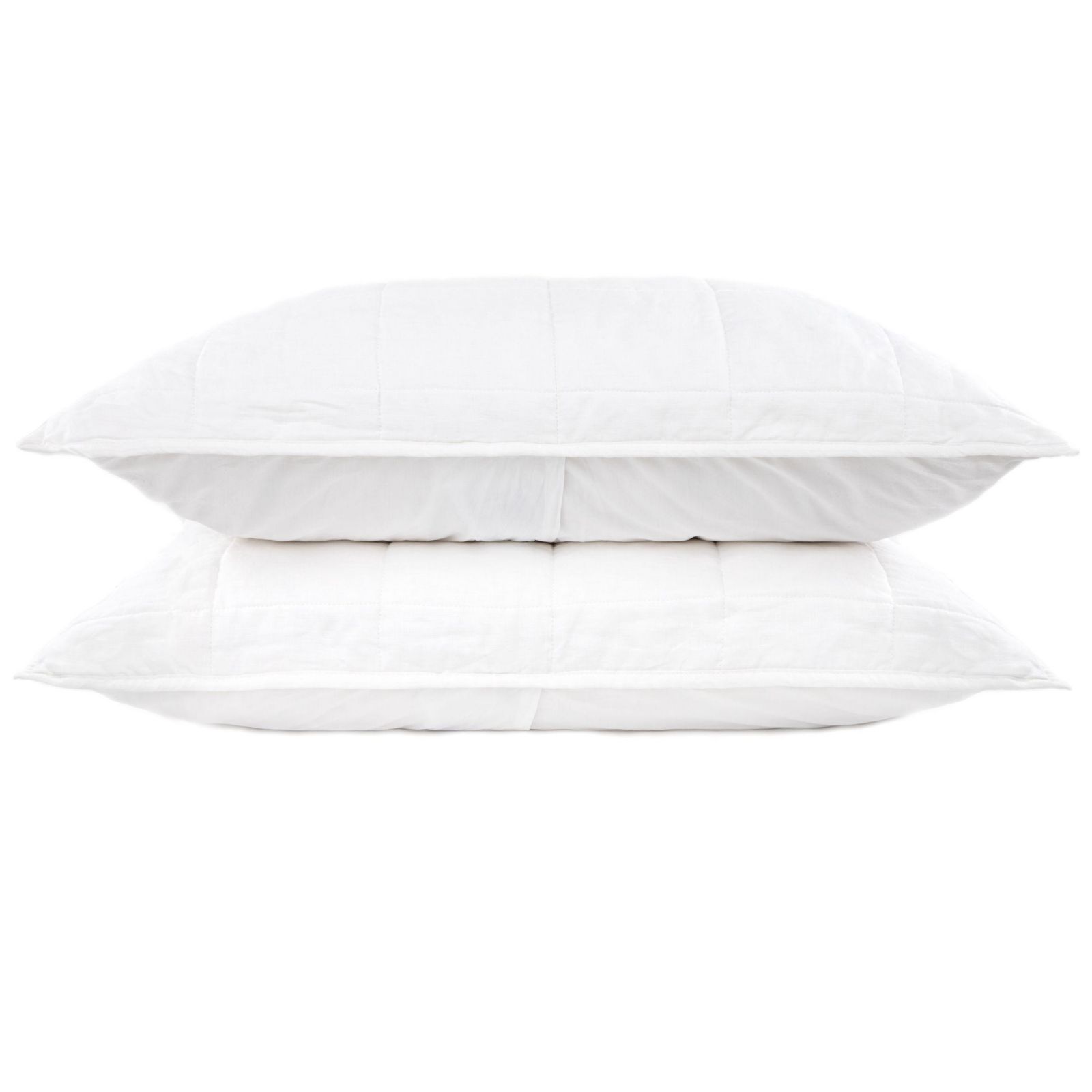 BOKSER HOME French Linen Quilted Sham Set