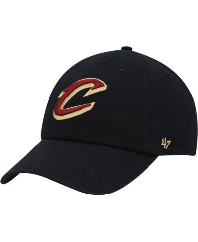 Мужская регулируемая кепка '47 Brand Cleveland Cavaliers Alternate Logo Clean Up Black