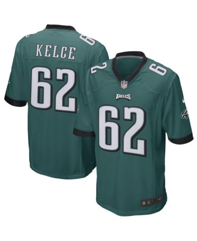 Мужская джерси Nike Jason Kelce Midnight Green Philadelphia Eagles