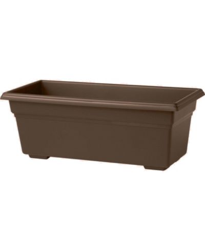 Декоративный садовый вазон Novelty Countryside Brown 27"
