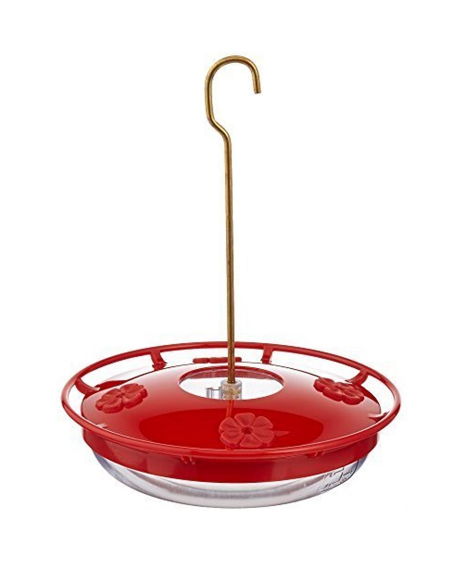 Aspects HummZinger HighView Hanging Hummingbird Feeder, 12 oz - Red