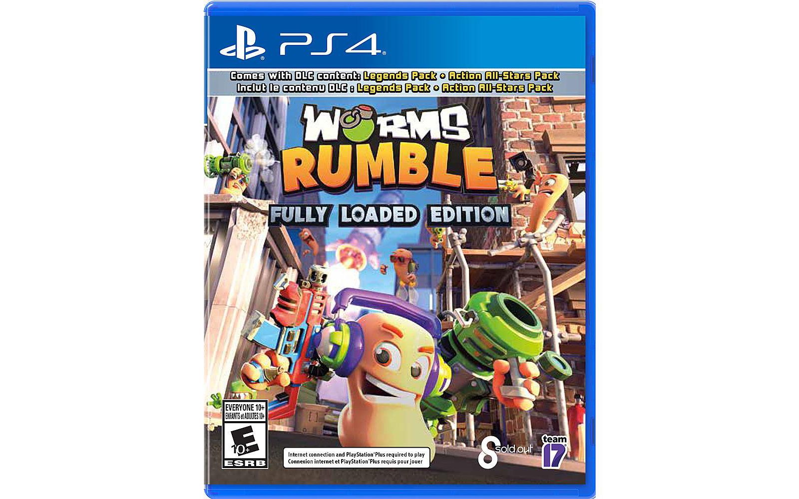Worms Rumble Cross-Platform Multiplayer Fully Loaded Edition PlayStation 4