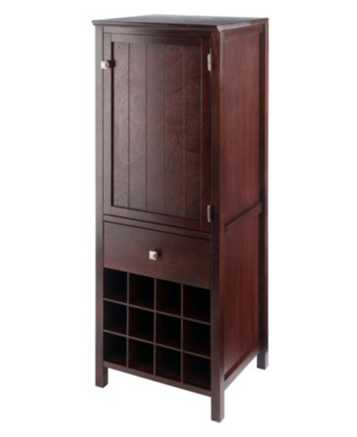 Деревянный шкаф Winsome Brooke Jelly 47.44" 3-Section Cupboard