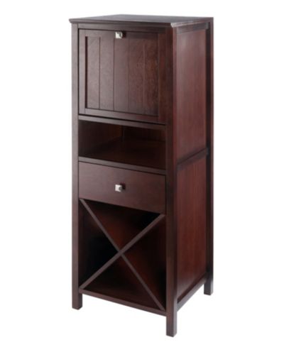 Winsome Шкаф для хранения вина Brooke Jelly 47.44" Wood 4-Section