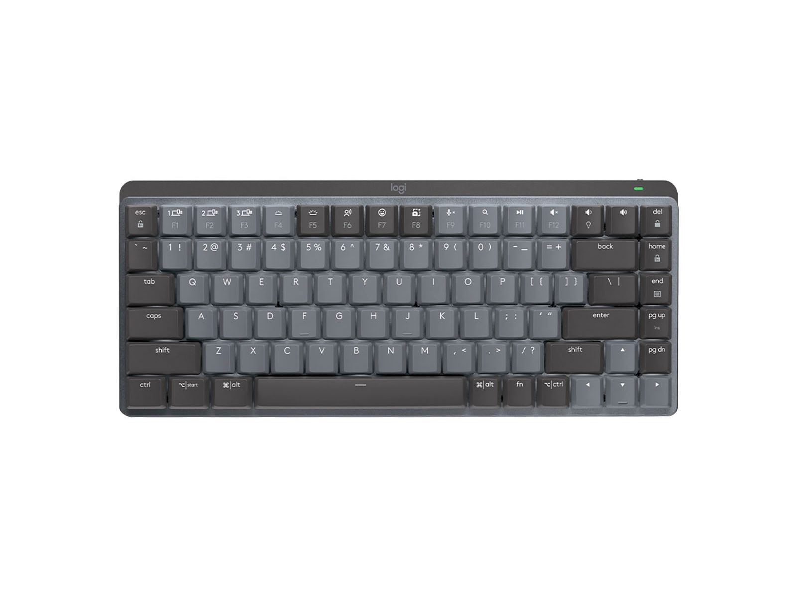Logitech MX Mechanical Mini Wireless Illum Keyboard, Tactile Quiet,Graphite