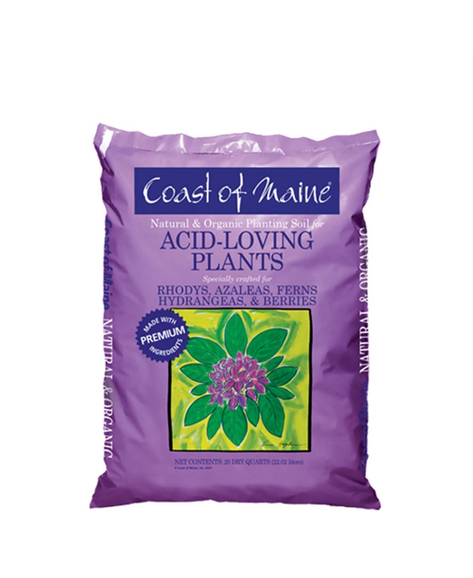 Почва для растений Coast of Maine Organic Acid Loving 20qt.
