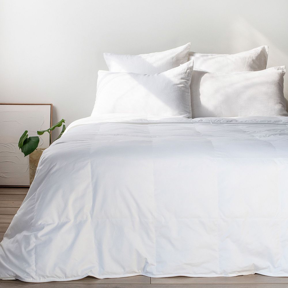 Bokser Home Light Weight Down Alternative Machine Washable Duvet Comforter Insert, Full/Queen