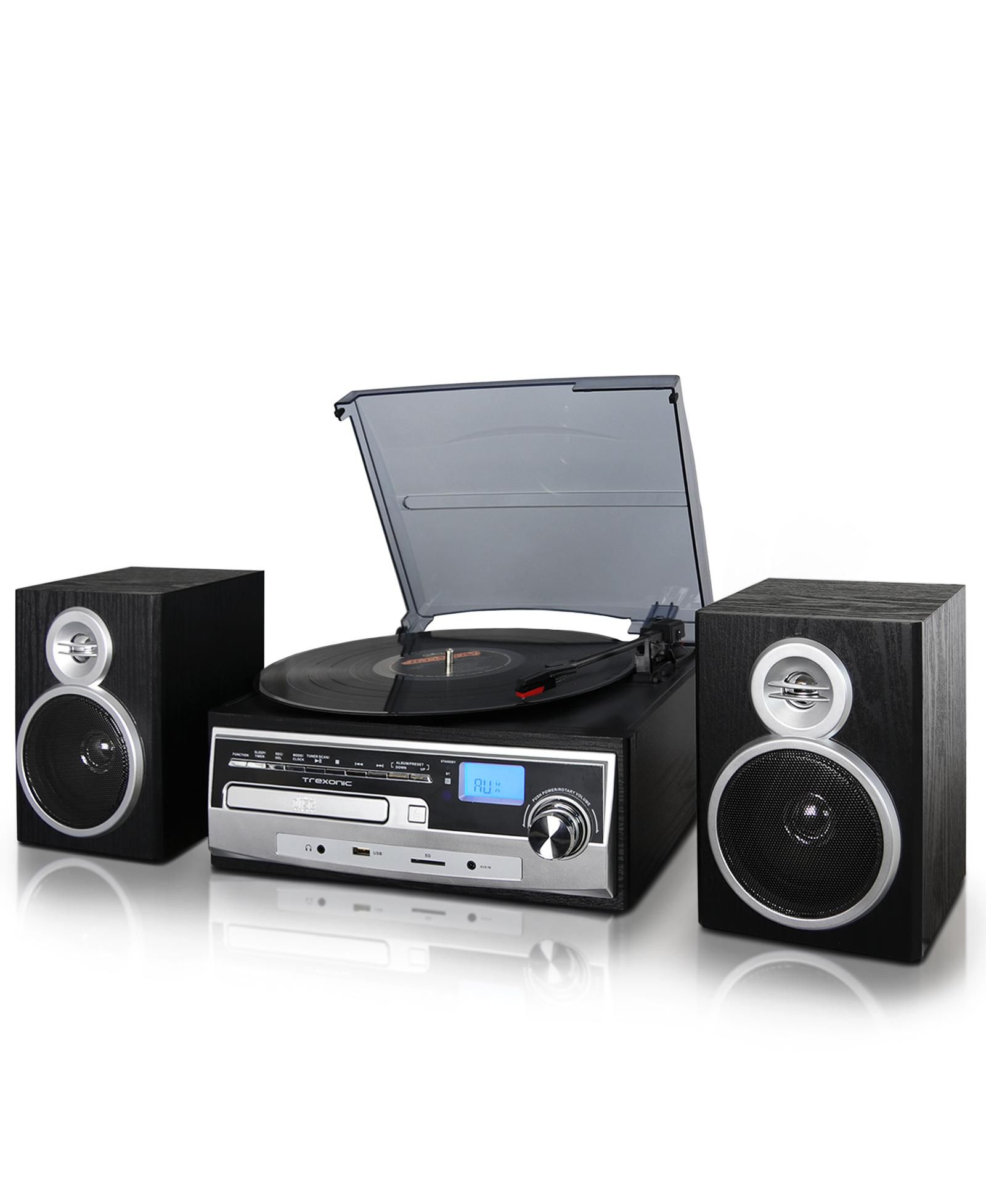 Trexonic Виниловый проигрыватель Home Stereo System 3-Speed