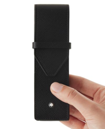 Кожаный пенал Montblanc Sartorial 2-Pen