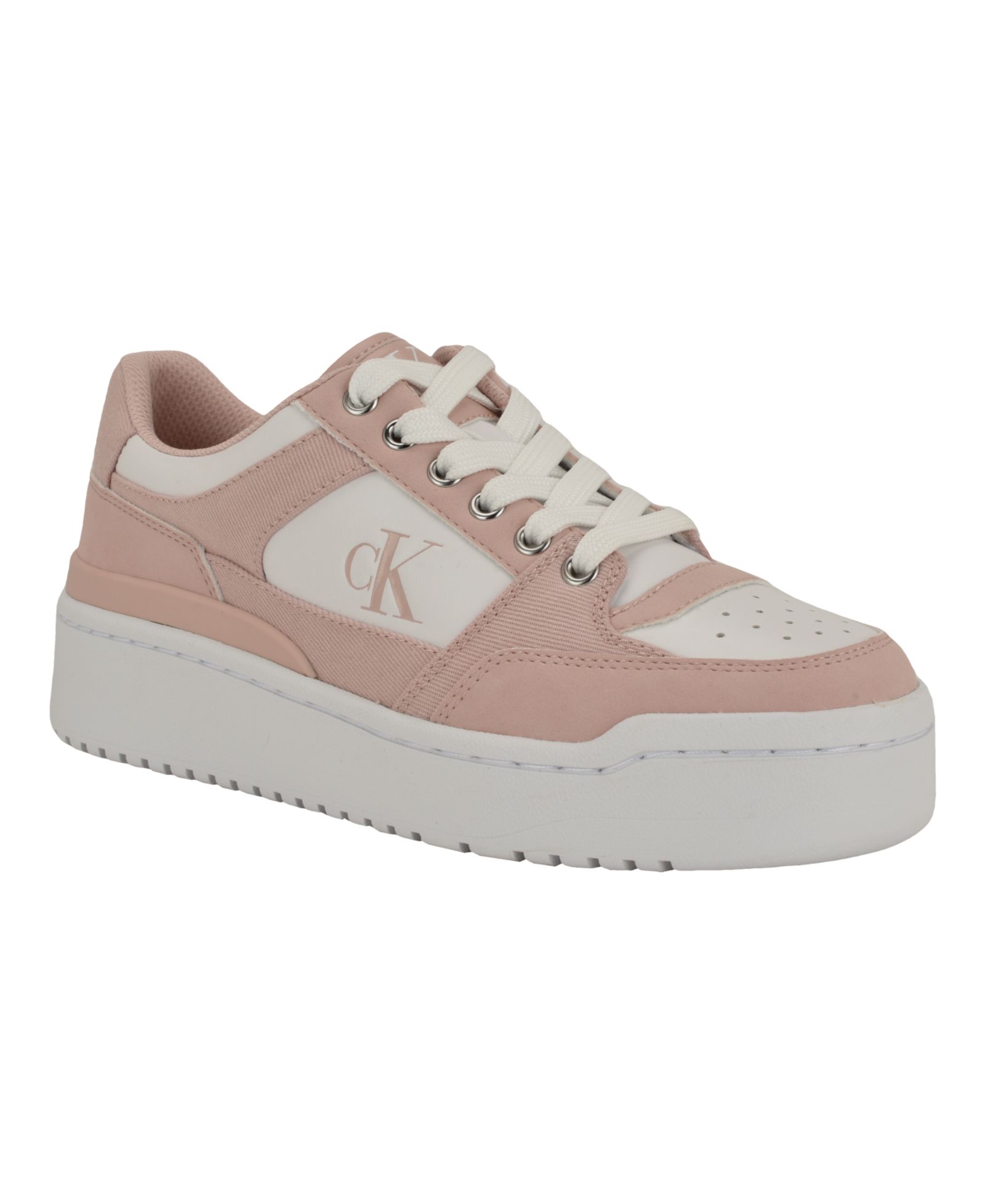 Calvin Klein Women's Alondra Lace-Up Platform Sneakers