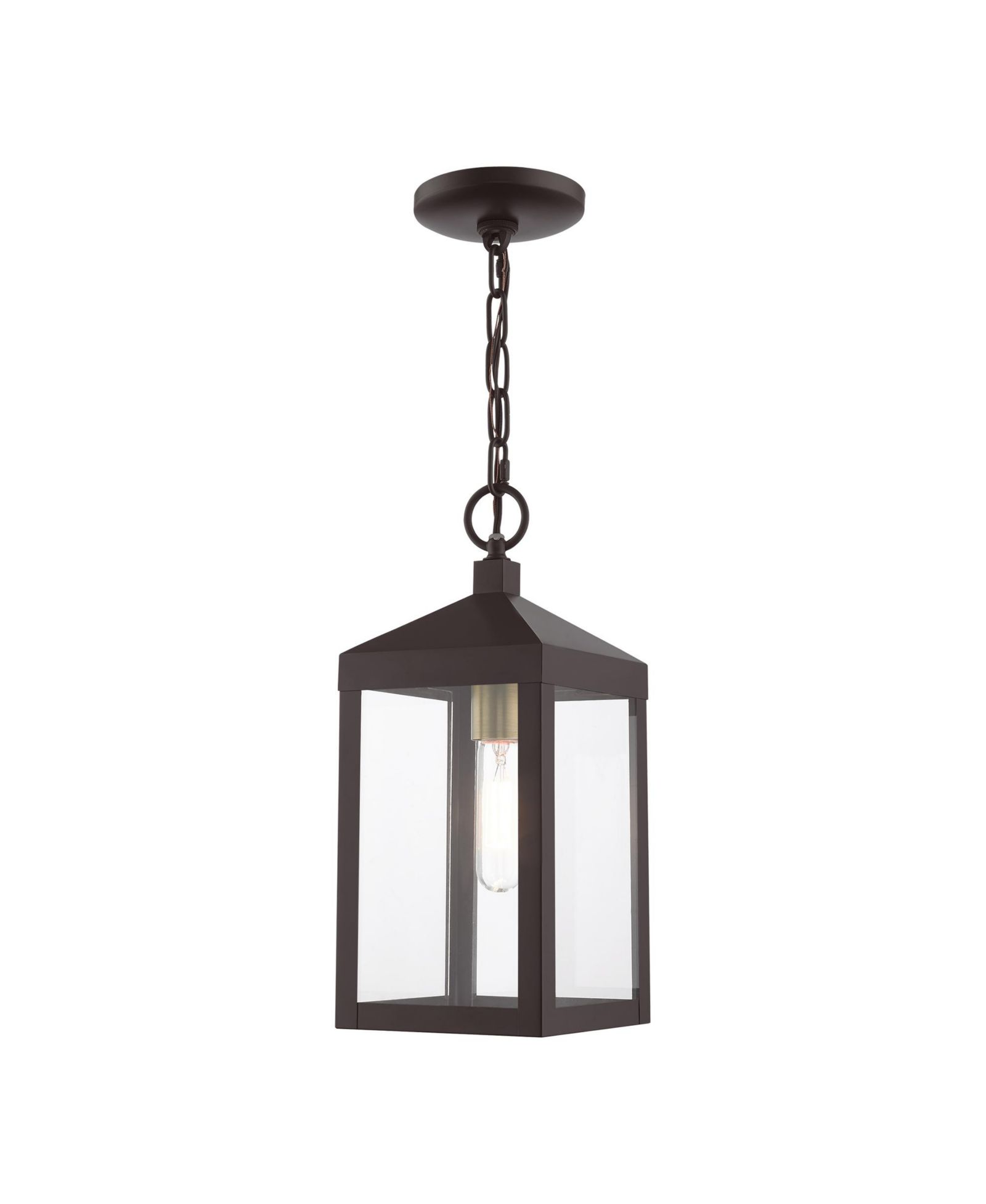 Livex Nyack 1 Light Outdoor Pendant Lantern