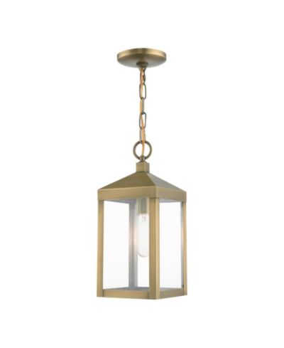 Уличный подвесной фонарь Livex Nyack 1 Light