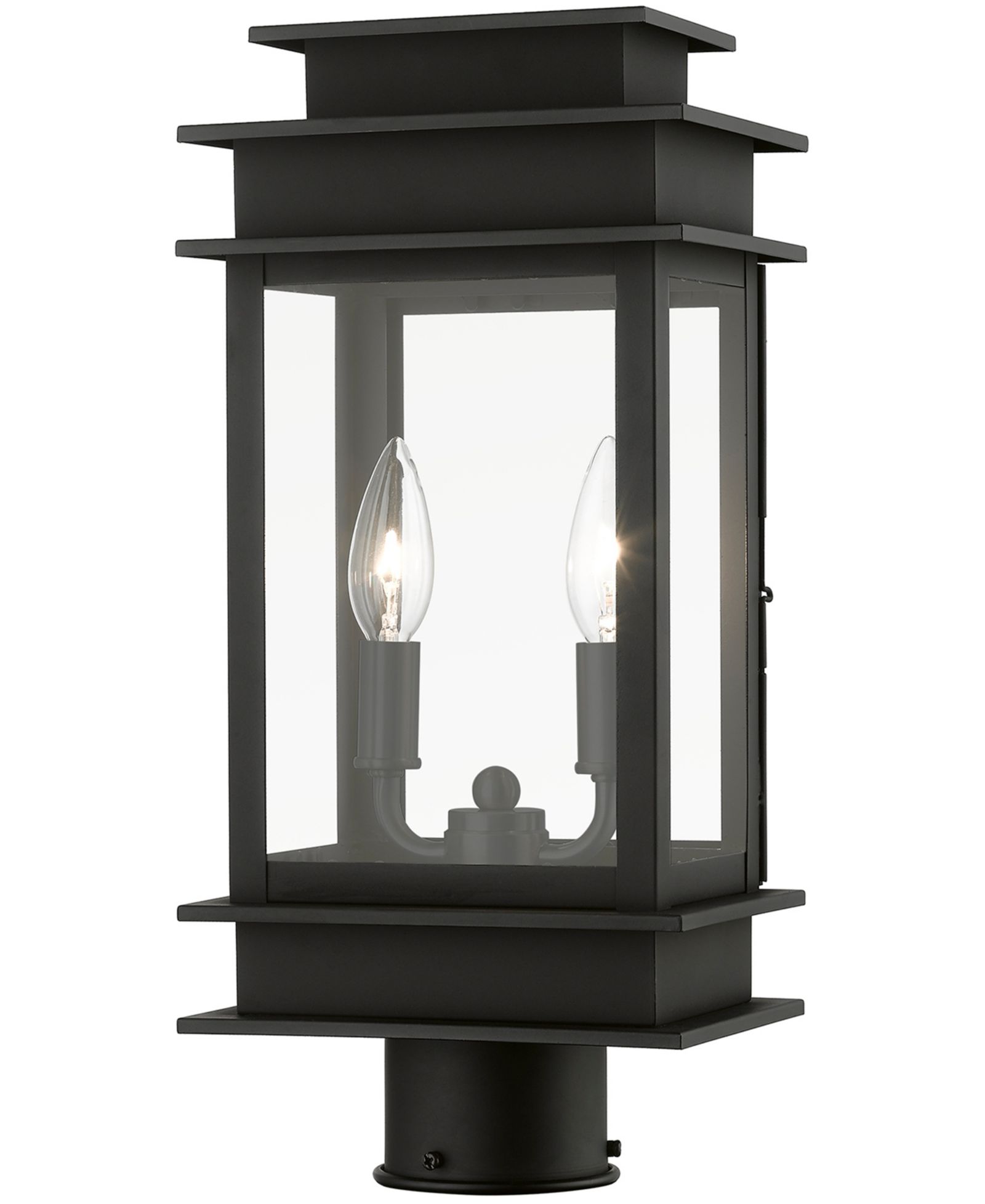 Livex Princeton 2 Light Outdoor Medium Post Top Lantern уличный фонарь на столб