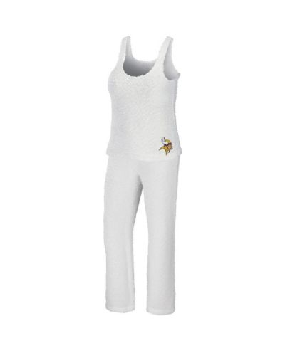 Женский комплект WEAR by Erin Andrews Cream Minnesota Vikings Tank Top и Pants Sleep Set
