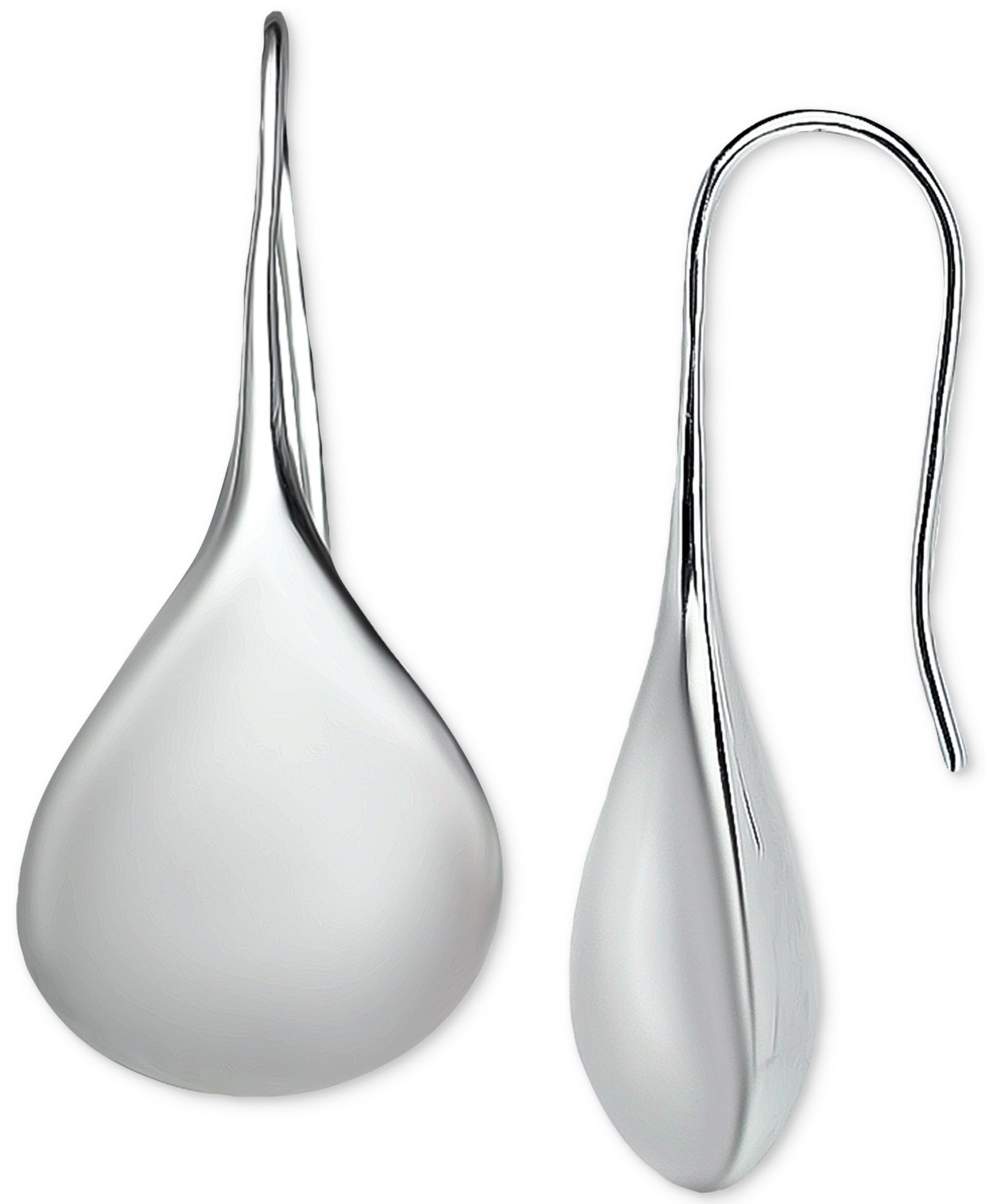 Giani Bernini серьги-подвески Polished Teardrop