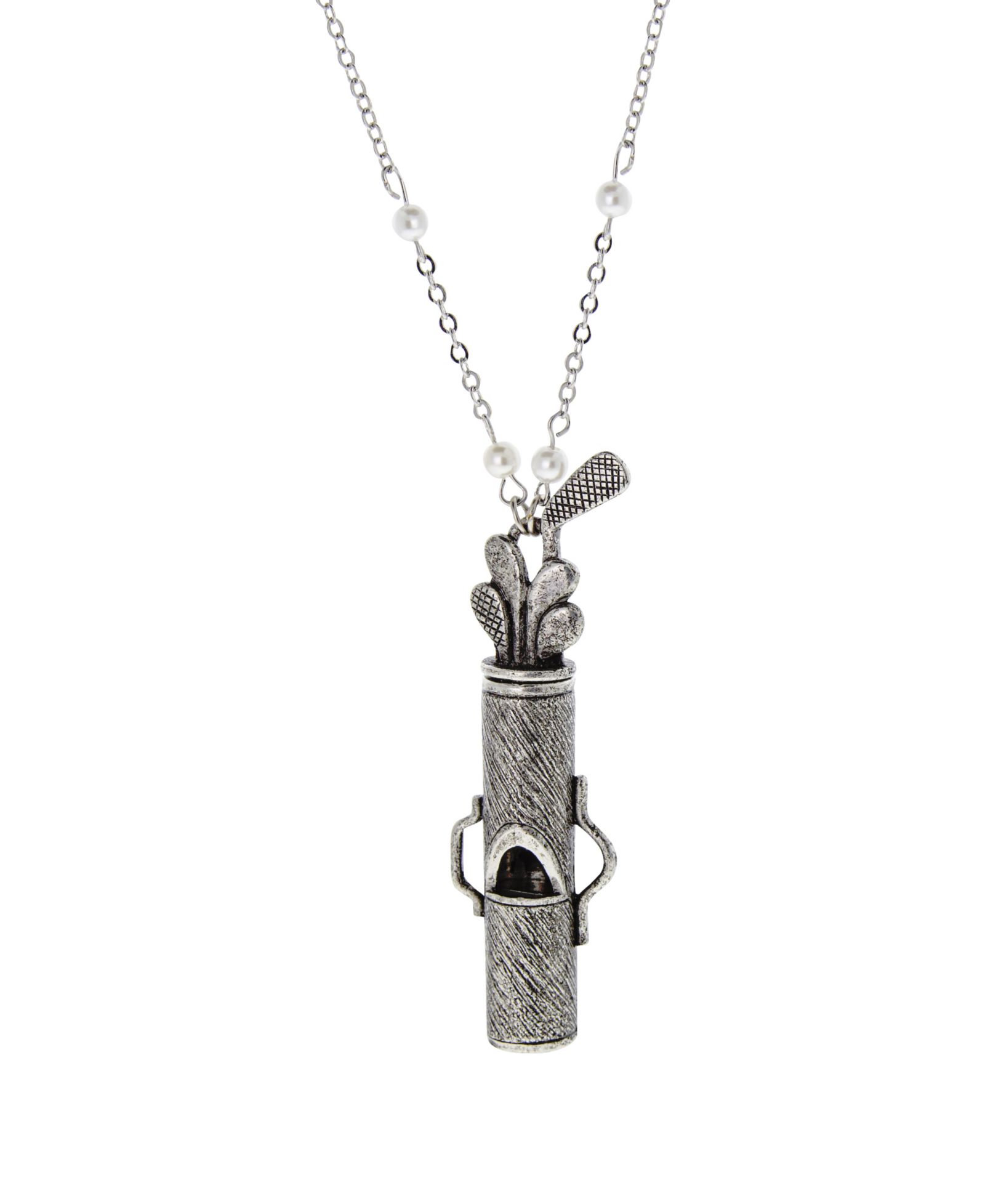 Ожерелье 2028 Golf Club Set White Faux Imitation Pearl Whistle