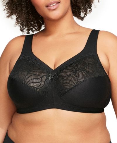 Glamorise Plus Size Full Figure Magiclift Natural Shape Support Wireless Bra 1010