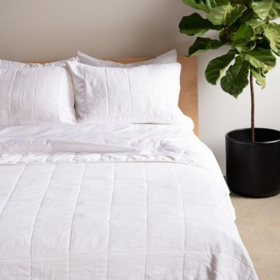 French Linen 3pc Quilt and Sham Set - King/Cal King