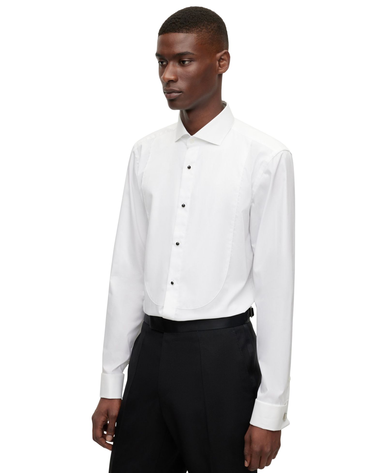 Мужская рубашка BOSS by Hugo Boss Slim-Fit из поплина, которая легко гладится