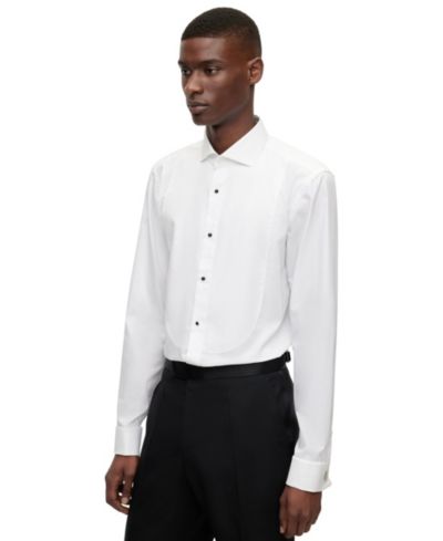 Мужская рубашка BOSS by Hugo Boss Slim-Fit из поплина, которая легко гладится