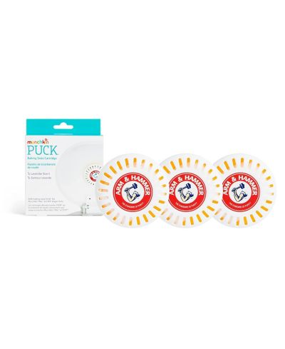 Munchkin Картридж для чистки Arm & Hammer Puck Baking Soda, Lavender, 3 шт.
