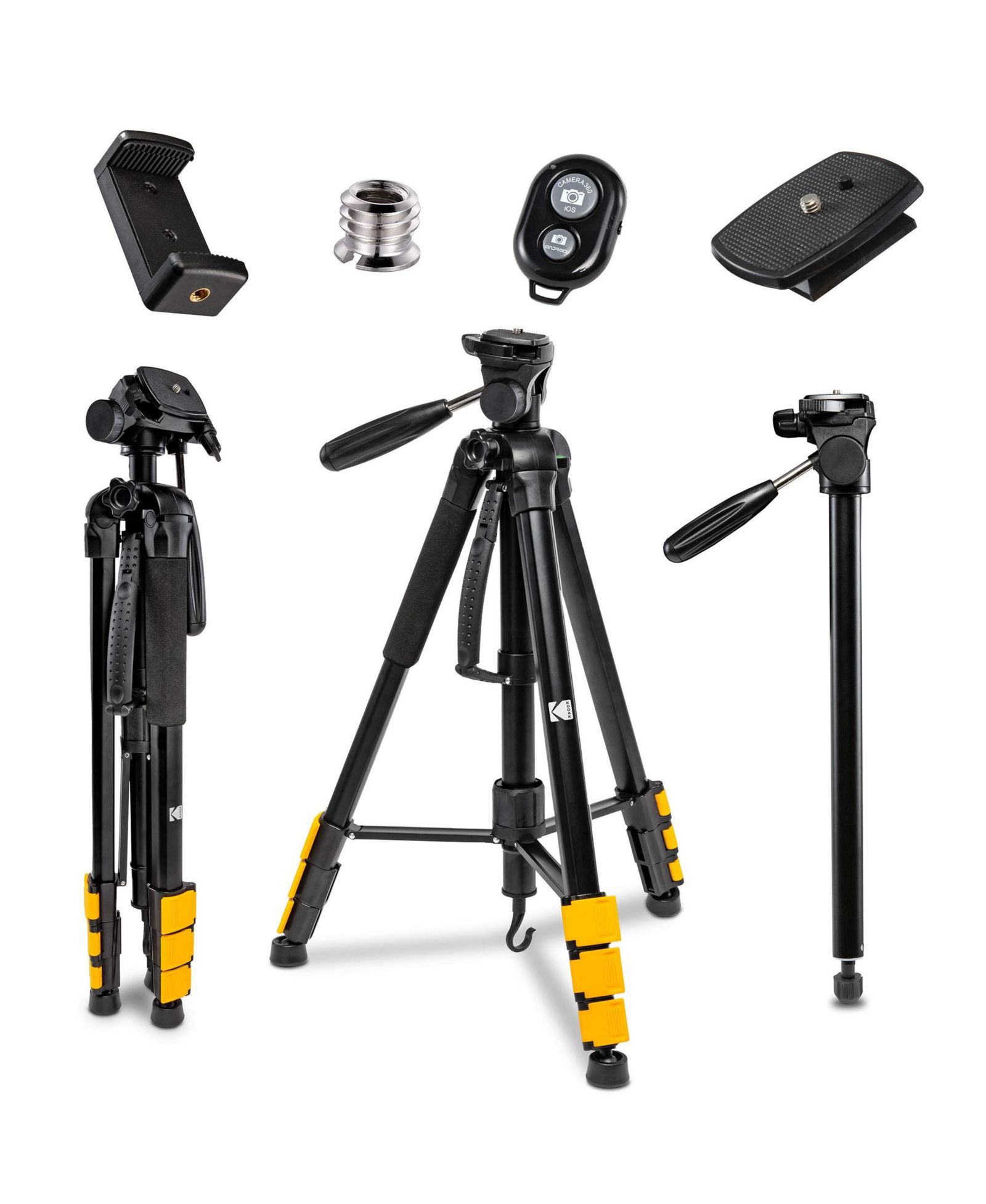 Штатив-монопод Kodak PhotoGear 2-in-1 с пультом, легкий 70"