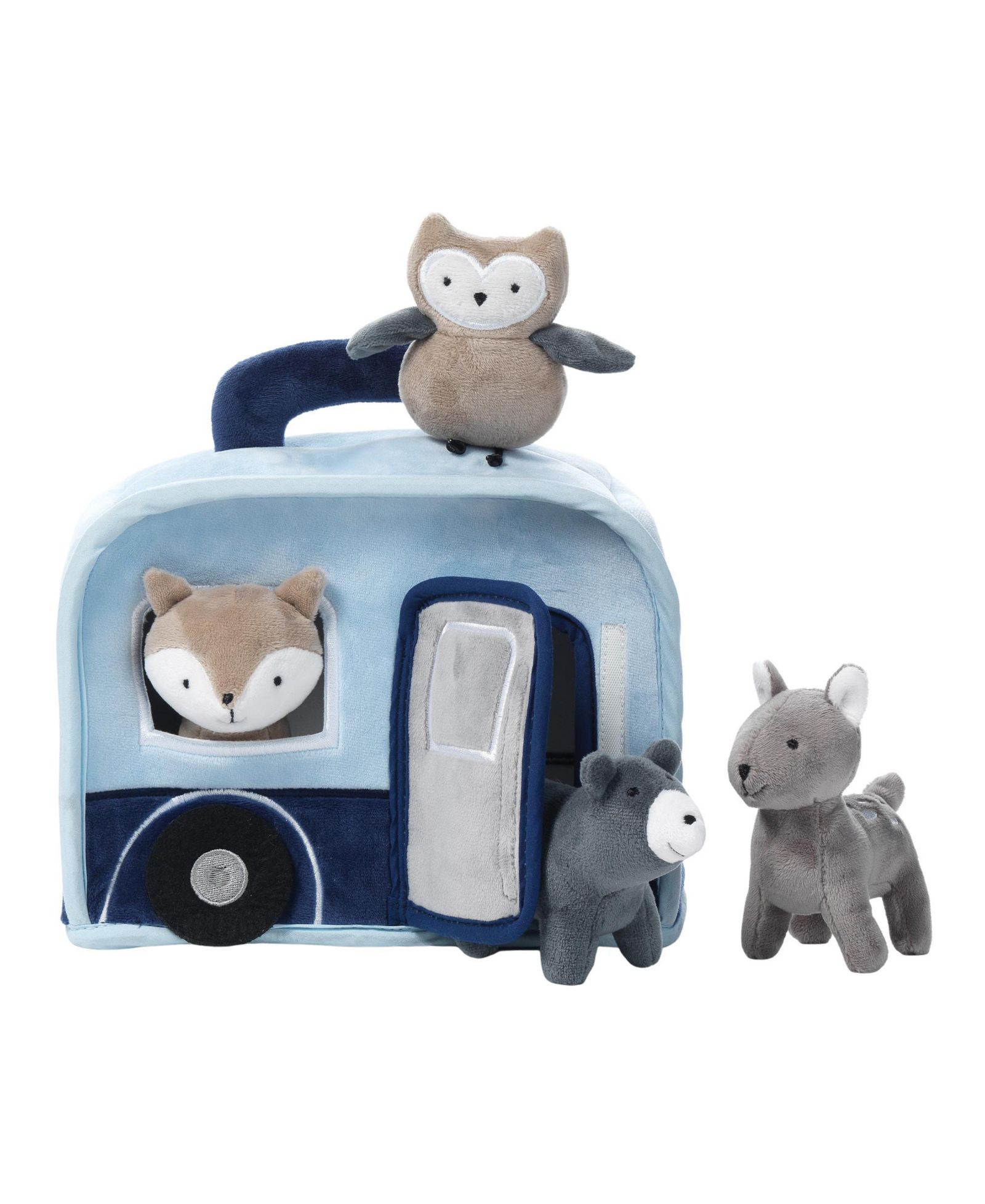 Интерактивная мягкая игрушка Lambs and Ivy Blue Camper/RV