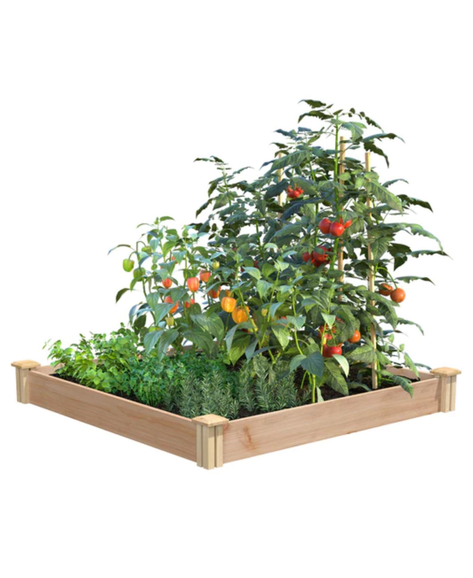 Greenes Fence CO садовый набор для выращивания Raised Kit 4 ft x 4 ft x 5.5 ft