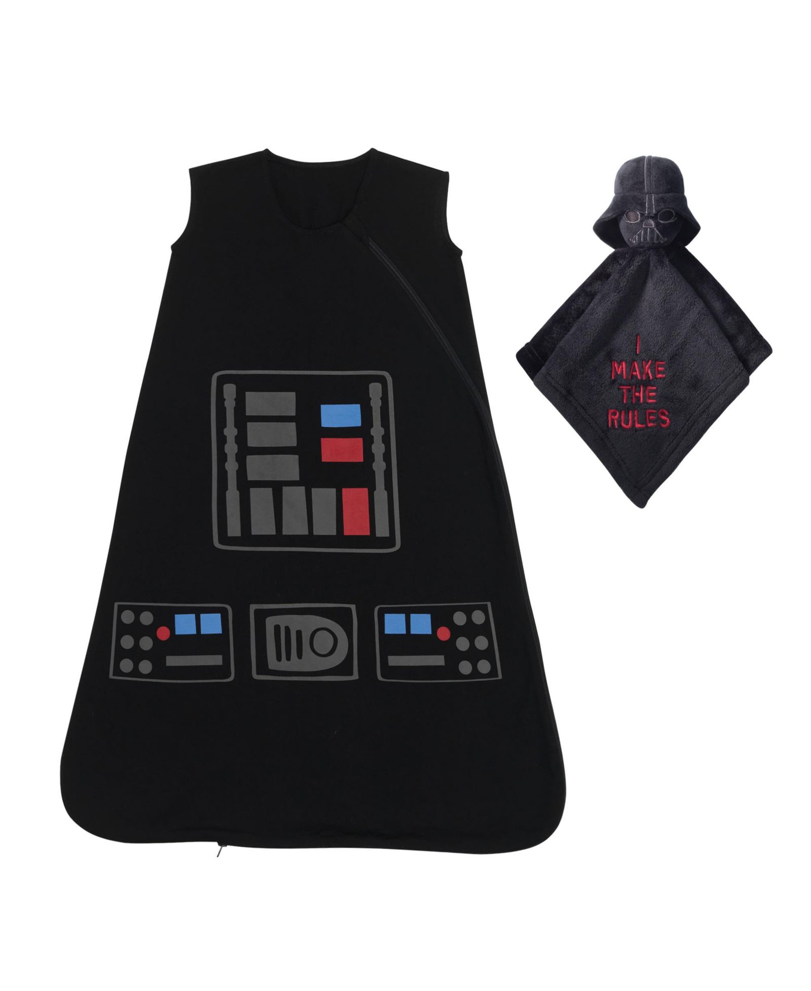 Lambs & Ivy Lambs and Ivy Star Wars Darth Vader Wearable Blanket and Lovey Baby Gift Set - 2pc