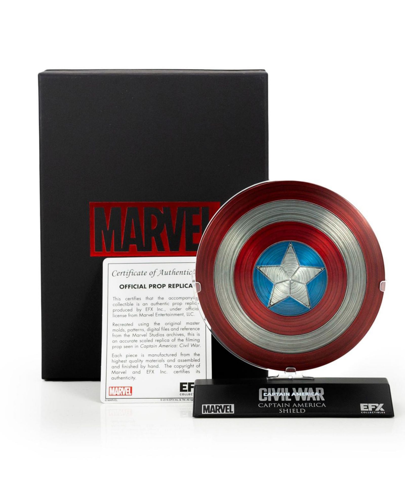 Реплика щита Капитана Америки Marvel Civil War, масштаб 1:6