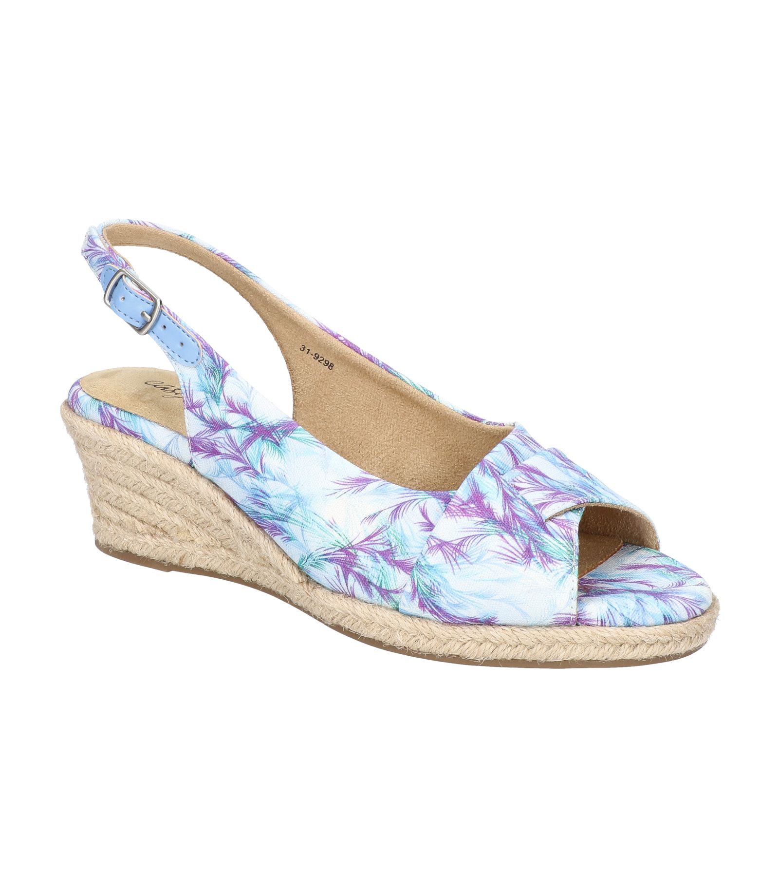 Easy Street Women's Devlin Espadrille Wedge Sandals