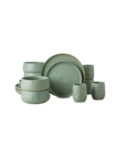 Stone by Mercer Project Shosai 16 Pc. Dinnerware Set, Service for 4