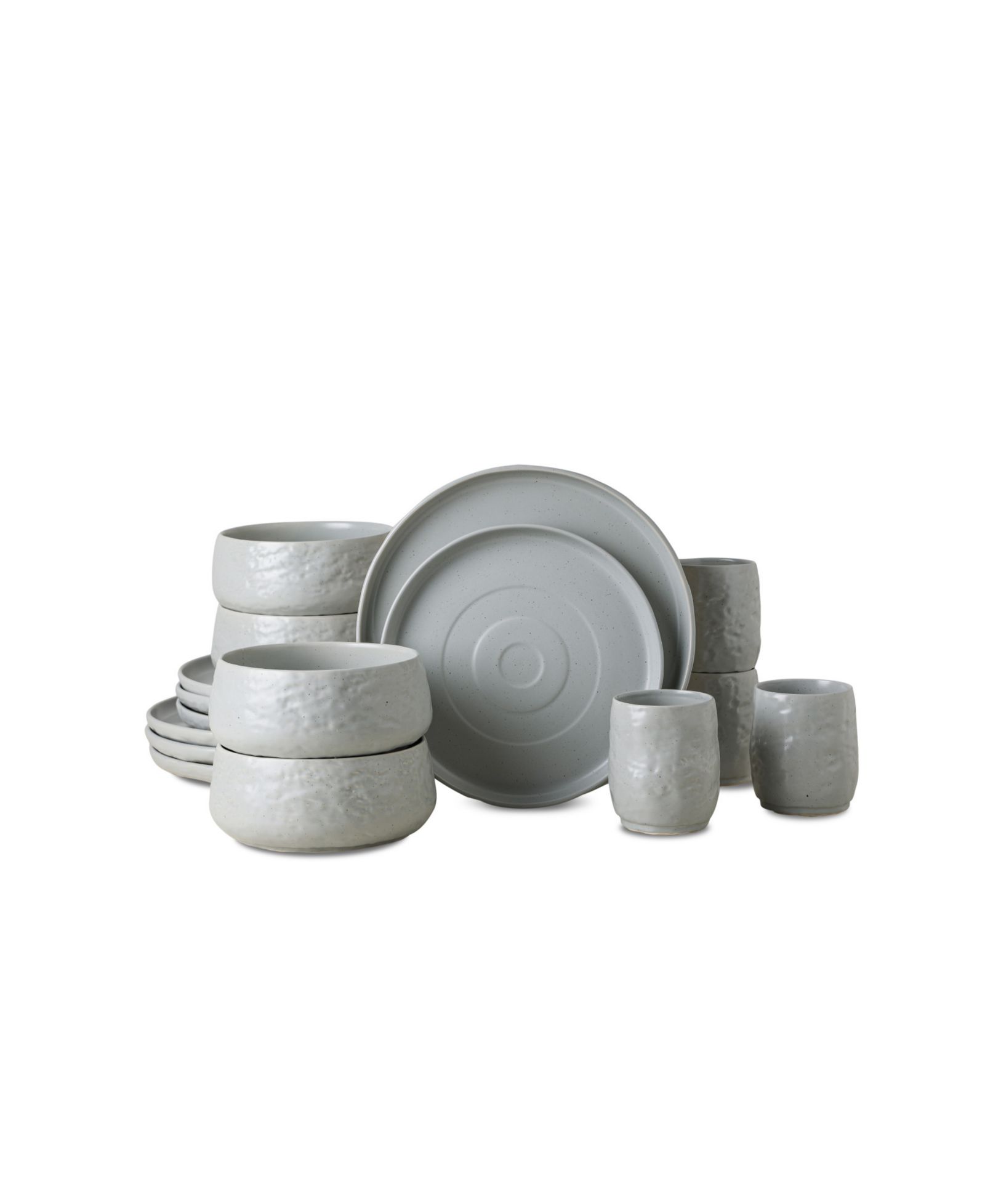 Stone by Mercer Project Shosai 16 Pc. Dinnerware Set, Service for 4