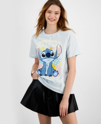 Детская футболка с принтом Stitch с коротким рукавом