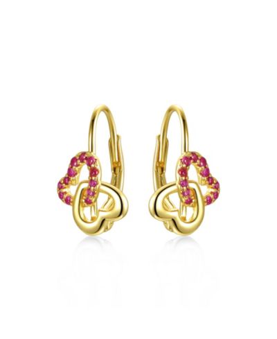 GiGiGirl Timeless серьги-подвески с двойным сердцем