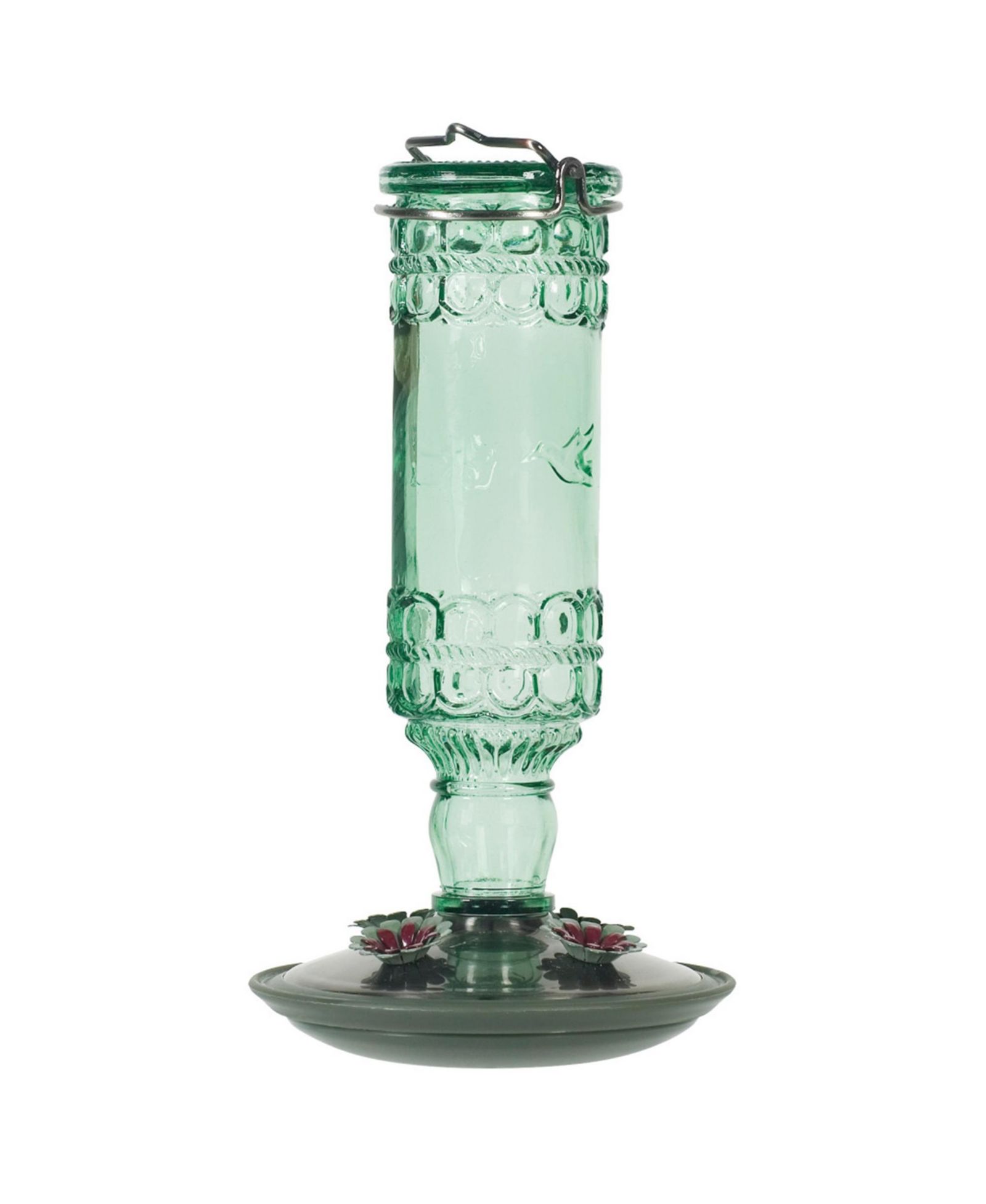 Perky-Pet 8108-2 Hummingbird Green Antique Bottle Feeder
