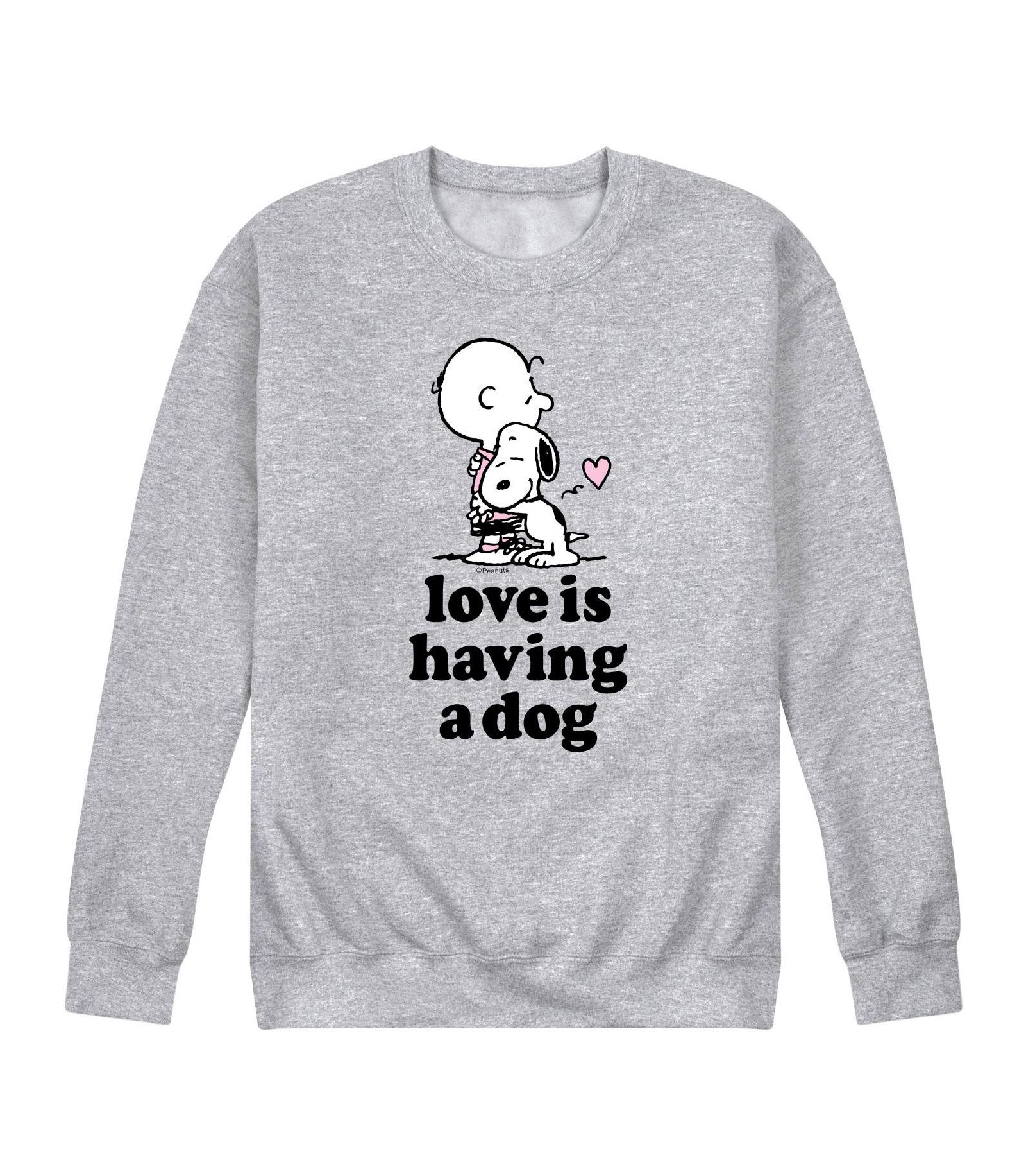 Мужская флисовая толстовка AIRWAVES Snoopy Peanuts Love is Having a Dog