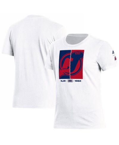Женская футболка adidas New Jersey Devils Reverse Retro 2.0 Playmaker, белая