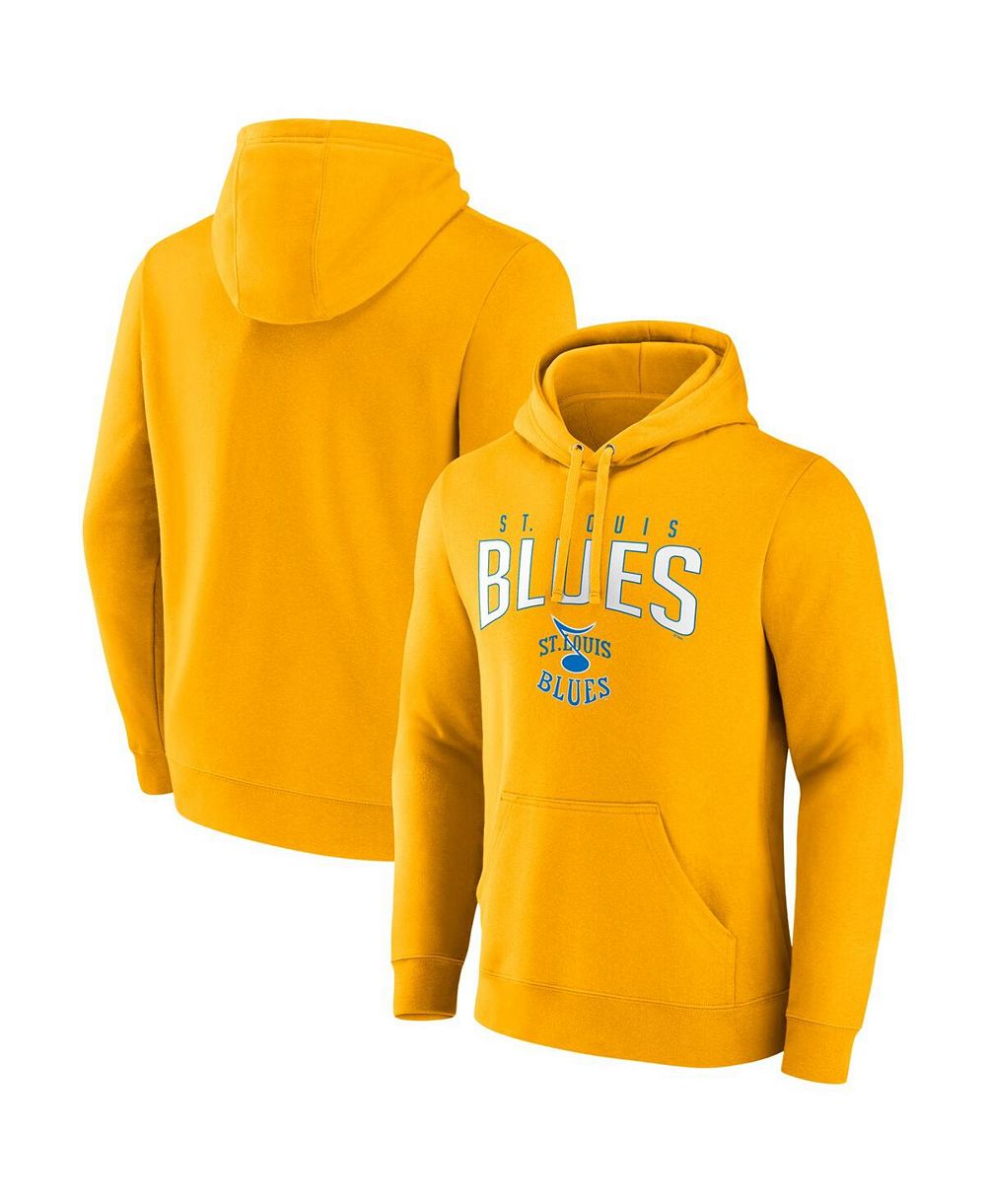 Мужское худи Fanatics Gold St. Louis Blues Special Edition 2.0 Wordmark Pullover