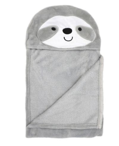 Детское одеяло 3 Stories Trading Sloth Hooded для мальчиков и девочек
