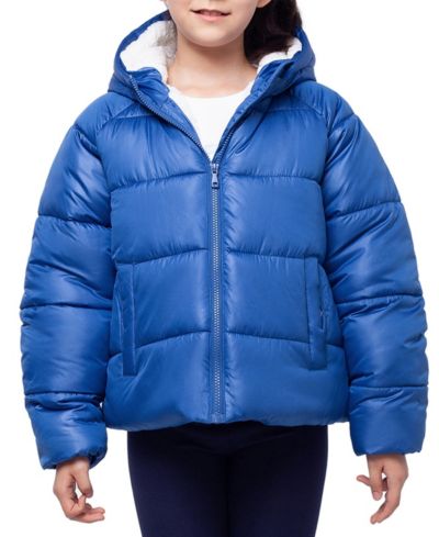 Куртка Rokka&Rolla Girls Heavyweight Puffer Sherpa Lined Bubble Coat