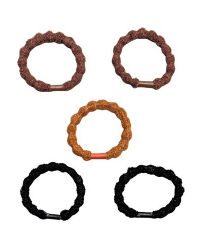 Hair Tie Set of 5 - Dark Hair