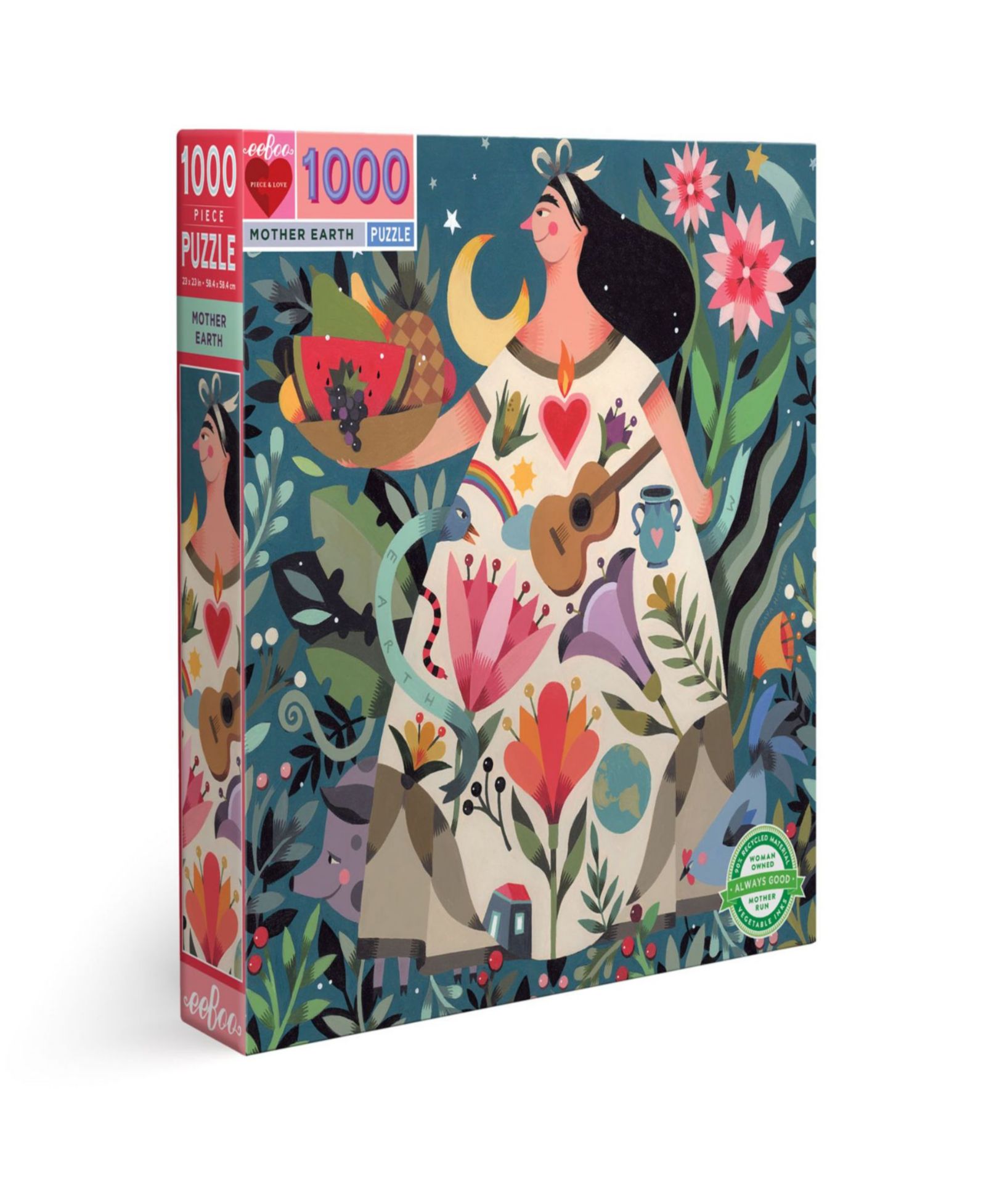 Eeboo Piece and Love Mother Earth пазл на 1000 деталей
